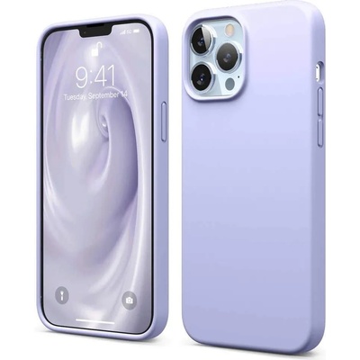 elago Soft Silicone Case - силиконов (TPU) калъф за iPhone 13 Pro Max (лилав)