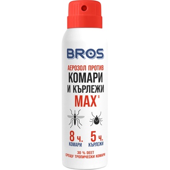 Image 1 of BROS Аерозол против комари и кърлежи Max, 90 ml