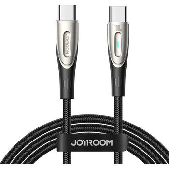 JOYROOM Кабел Joyroom Star-Light SA27-CC5, USB-C към USB-C, 100W, 1.2m, черен (SA27-CC5 1.2m black)