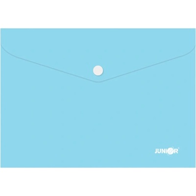 Папка джоб с копче Junior А5 Pastel Морскосин (1303418-16-4673B)
