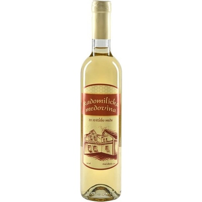 Radomilická medovina ze světlého medu 6 x 0,5 l