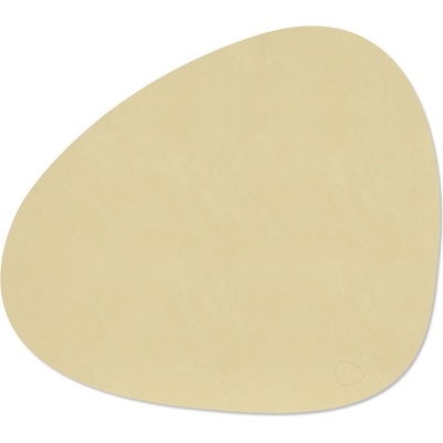 LIND Prostírání Curve Nupo citronový sorbet kůže 37x44cm