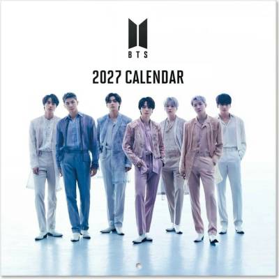 Oficiálny nástenný 2027: BTS A3 29,7 x 42 cm