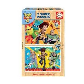 Educa Детски пъзел 2х50 часа, Educa 18084 TOY STORY 4, 8412668180840