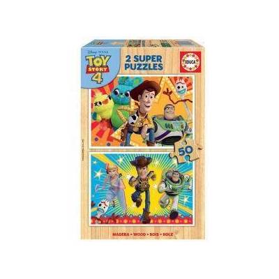 Educa Детски пъзел 2х50 часа, Educa 18084 TOY STORY 4, 8412668180840