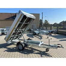 Přívěsný vozík Eduard 2615 1-stranný sklápěč Kombi 1500kg R13 v63cm