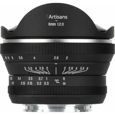 7ARTISANS 6 mm f/2 Fisheye ED pre Nikon Z (APS-C)