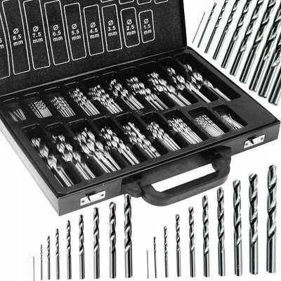 Sada vrtákov HSS 1–10 mm, 170 dielov – CATA M22305C