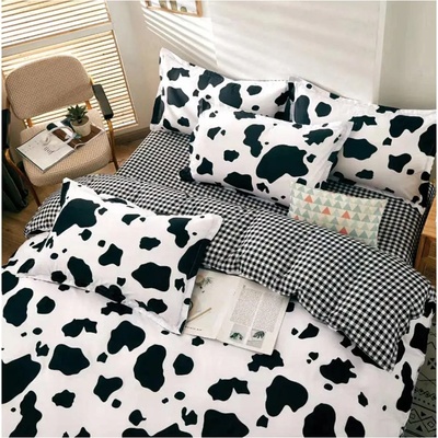 EmonaMall Двулицево спално бельо EmonaMall, 4 части - Модел S14726 (S14726-66666b)