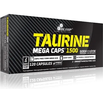 Olimp Sport Nutrition Аминокиселина OLIMP Taurine Mega Caps 1500 mg, 120 caps
