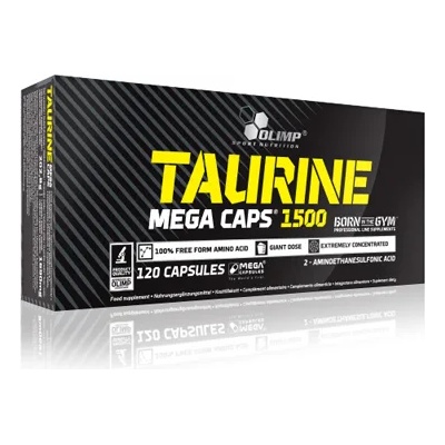 Olimp Sport Nutrition Аминокиселина OLIMP Taurine Mega Caps 1500 mg, 120 caps