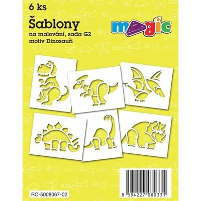 Primo Magic Papírové šablony sada G2 DINOSAUŘI