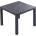 Novussi NOVUSSI-Маса CLASSI RATTAN 90х90x75см (R001)ANTRACITE (0142302)