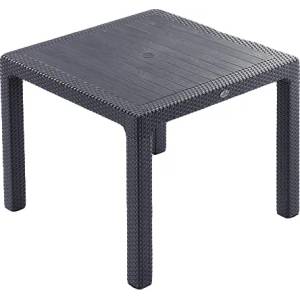 Novussi NOVUSSI-Маса CLASSI RATTAN 90х90x75см (R001)ANTRACITE (0142302)