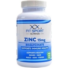 FitSport Nutrition Zinc 15mg Bisglycinate 100 vege tabliet