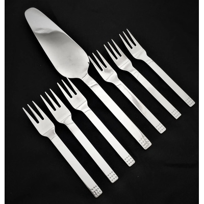 Herdmar (Португалия) Комплект прибори за торта HERDMAR DOMINO - 7 части (Herdmar 114-5019-0117-010-0000)