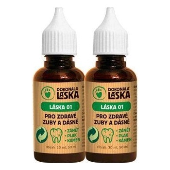 LÁSKA 01 Pro zdravé zuby a dásně psů 100 ml