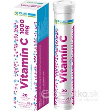Plus Lékáreň Vitamín C 1000 mg malina 20 tabliet