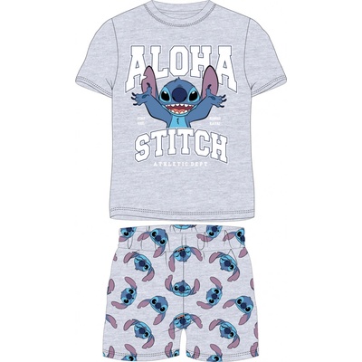 Chlapčenské pyžamo Lilo & Stitch 5204C234 sivý melír