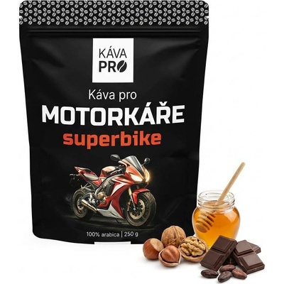 KávaPRO Káva pro motorkáře Superbike mletí french press 250 g