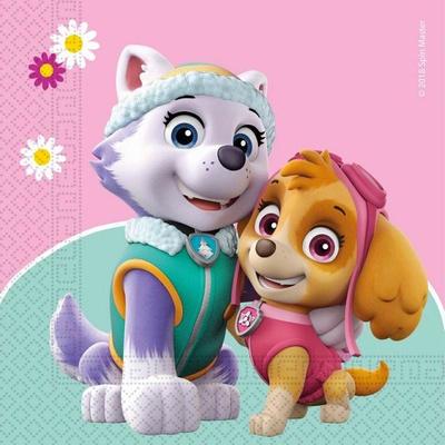 Procos Papierové servítky Paw Patrol Ready For Action 33x33cm 20ks