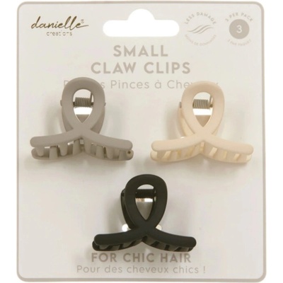 Danielle Creations Mini Claw Clips - 3 Pack - skřipce do vlasů – Hledejceny.cz