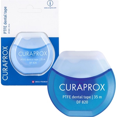 Curaprox DF 820 zubní páska s Chlorhexidinem 35 m – Hledejceny.cz
