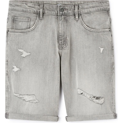 Celio Džínové kraťasy Dodenimbm2 pánské šedá
