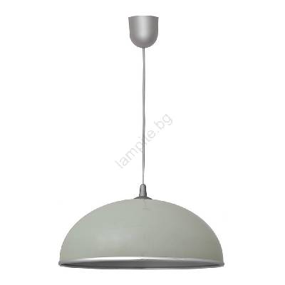 Висящ полилей CIRCLE 1xE27/15W/230V сив (HE1003)