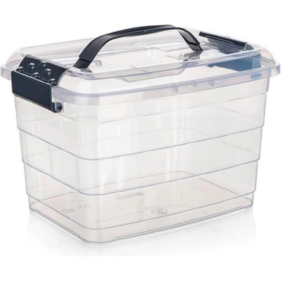 Vilard Box úložný 8,5 l, 31 x 24 x 21cm veko klip madlo