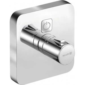 Kludi Push - Термостатична душ-батерия за вграждане, с 1 изход, хром 389010538 (389010538)