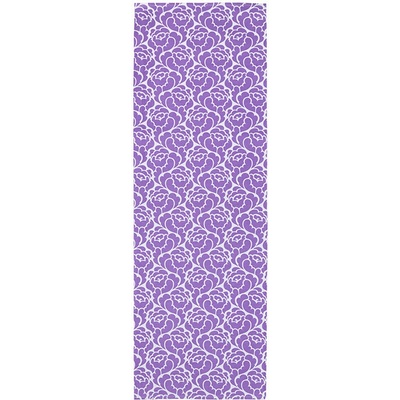 Tegatex bavlna ubrus s fialovými květy 40x120 cm