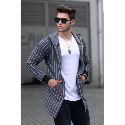 Madmext Мъжка жилетка 4128 - Сива 287017 (287017_Сив)