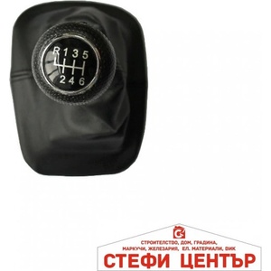Paolo Топка за скоростен лост с маншон съвместима с VW Golf V с 6 скорости - Black (58067) - steficenter