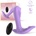 Engily Ross Donnyel Panty Vibrator with G-Spot Ball & Remote Control Purple