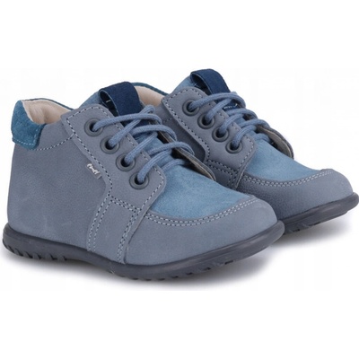 Emel kožené šněrovací dětské boty