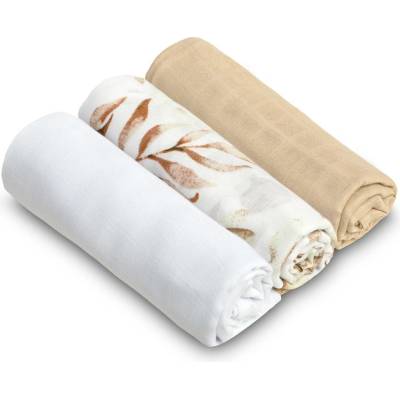 Sensillo Муселинови Пелени 3 Броя Бежови 70X80 Sensillo