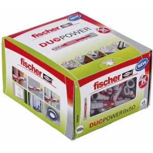 Fischer УНИВЕРСАЛЕН ДЮБЕЛ Ф6x50ММ 100 БРОЯ fischer duopower (4048962262179)