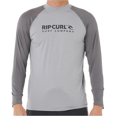 Rip Curl Мъжка плажна тениска от ликра Rip Curl Shock UPF L/S Lycra - Grey Marle - размер XS (050-2300-0211)
