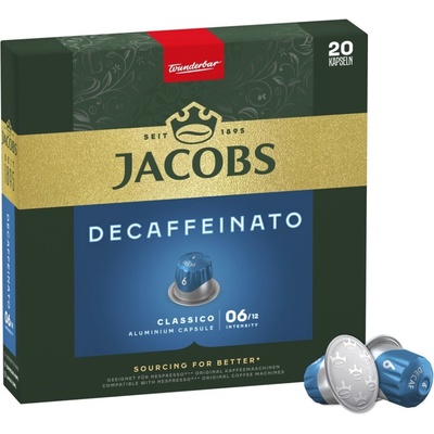 Jacobs Decaffeinato Lungo Nespresso 20 ks