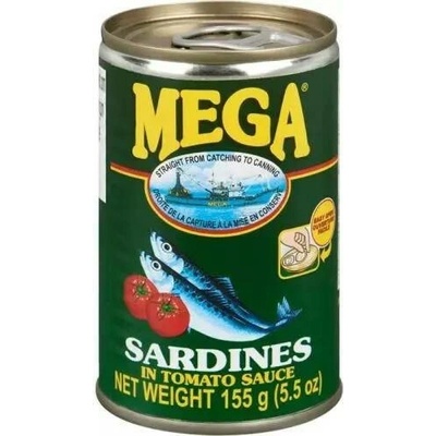 Mega Sardinky v rajčatové omáčce 155 g