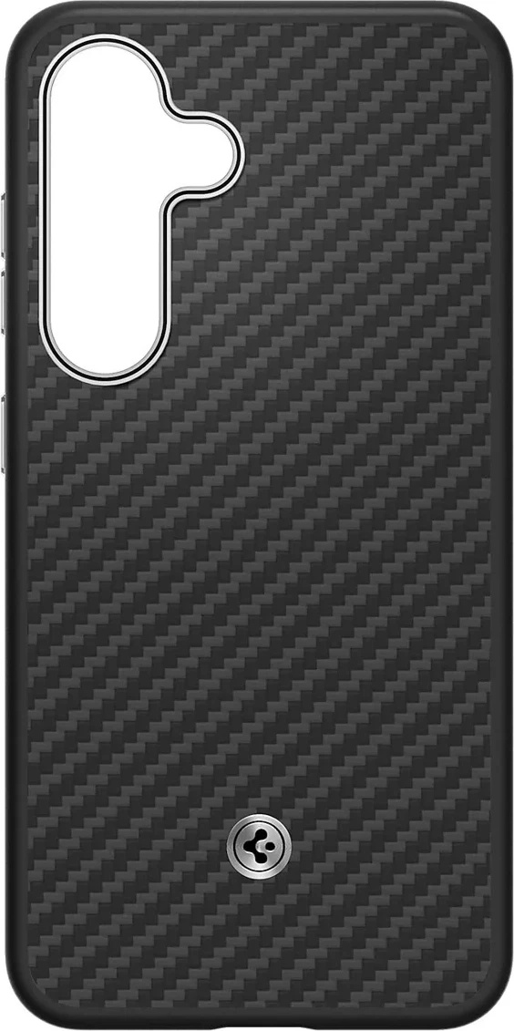 Samsung Galaxy S25 Enzo Aramid Case black silver (GP-FPS931PGABW)