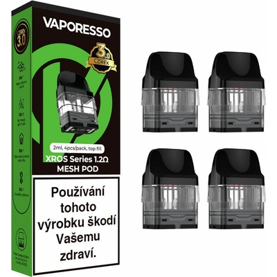 Vaporesso Xros Pod Series Mesh Cartridge 1,2 ohm 4 ks
