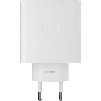 OnePlus Оргинално зарядно за OnePlus SuperVOOC Charger 65W USB бял (5461100114)