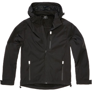 Brandit Softshell яке Hurricane, черно (3196-11002)