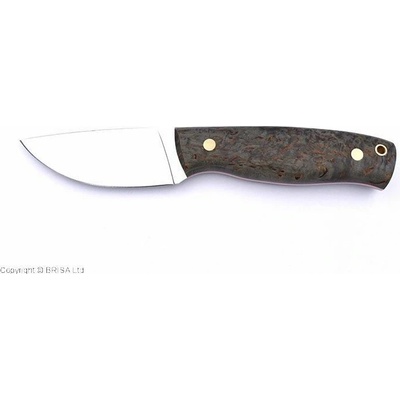 Brisa Skinner 90-Stabilized curly birch Elmax Flat Sheath Skinner BRS