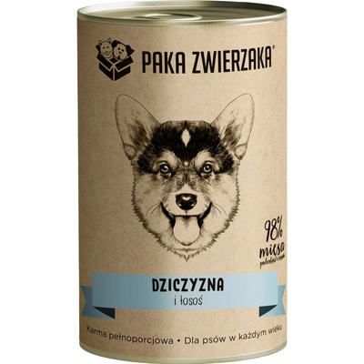 Paka Zwierzaka Game and salmon 400 g