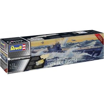 REVELL Plastic ModelKit loď 05180 Type IX C "Platinum Edition" 18 05180 1:72