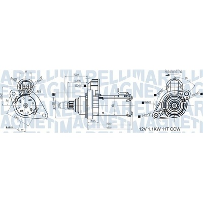 Štartér MAGNETI MARELLI 063721533010