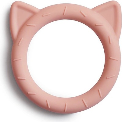 Mushie silikónové hryzátko Cat Blush